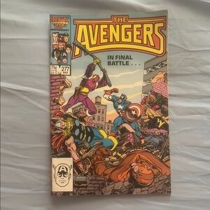 Marvel The Avengers Comic - Red, Blue, Yellow Cover